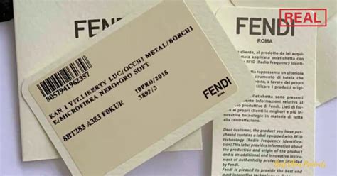 fake.fendi shows|fendi authenticity card.